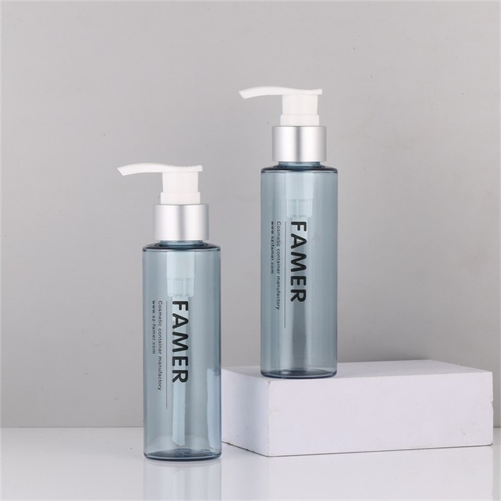 lotion bottles with gold pump